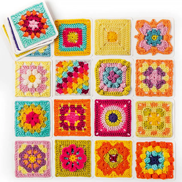 ColorCrafter - De Granny Square kaartenset - 50 stuks | 50% KORTING - Image 3
