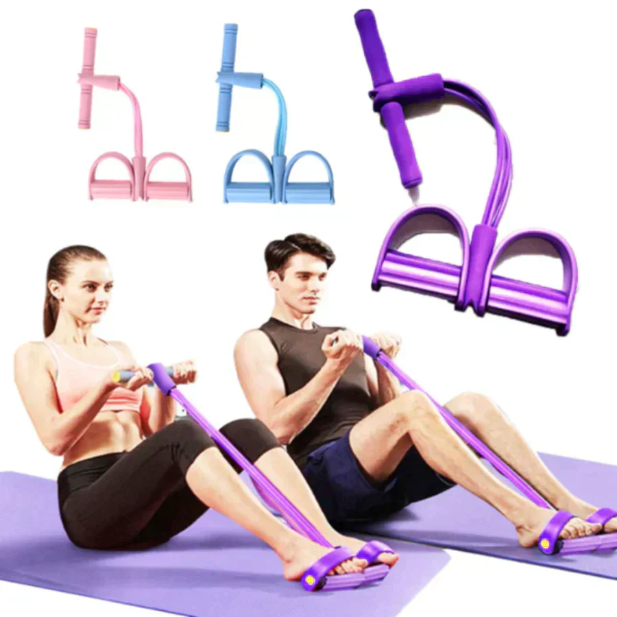 BodyFlex Pro - De weerstandsband van de pedaaltrekker voor fitness sit-up yoga oefening | 1+1 GRATIS - Image 5
