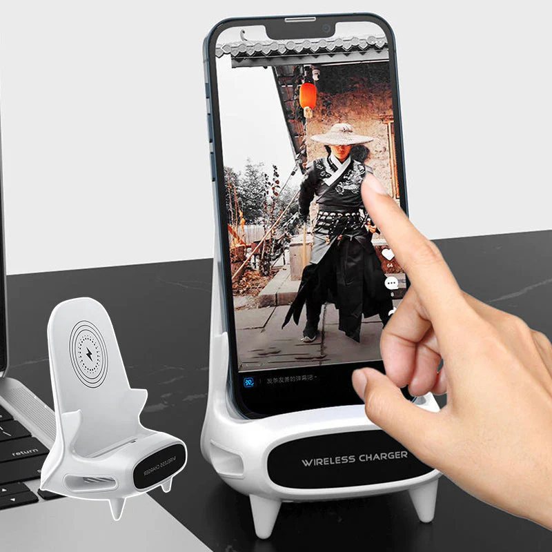 Desktop mobiele telefoonhouder draadloos opladen - Image 12