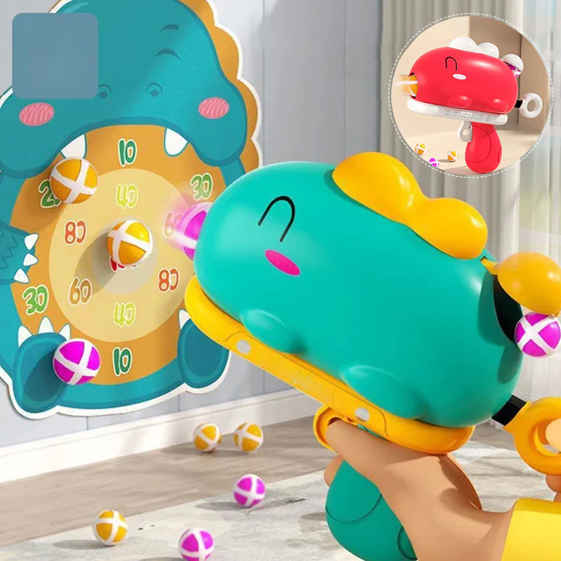 Dinosaurus speelgoedpistool met kleverige bal - Image 12