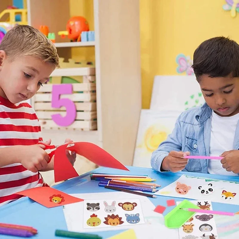 DIY kinderen gratis stok cartoon diamant schilderij - Image 4