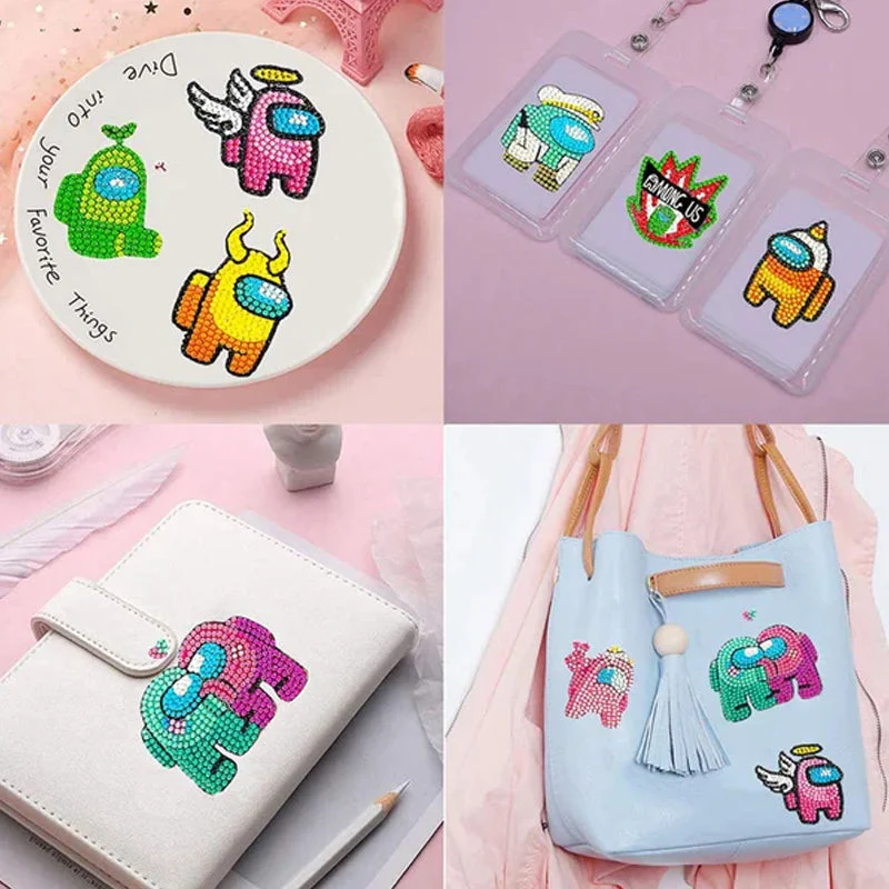 DIY kinderen gratis stok cartoon diamant schilderij - Image 7