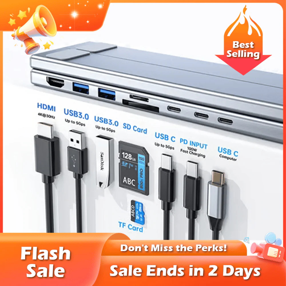 DockPro – Ergonomisch 8-in-1 Laptopdock | 50% KORTING - Image 13