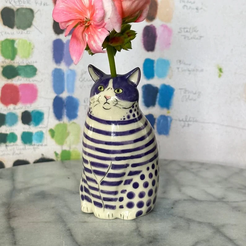 DottyCat™ – Speelse kattenvaas met stippenpatroon | 1+1 GRATIS - Image 7