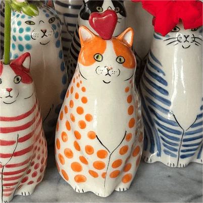 DottyCat™ – Speelse kattenvaas met stippenpatroon | 1+1 GRATIS - Image 9
