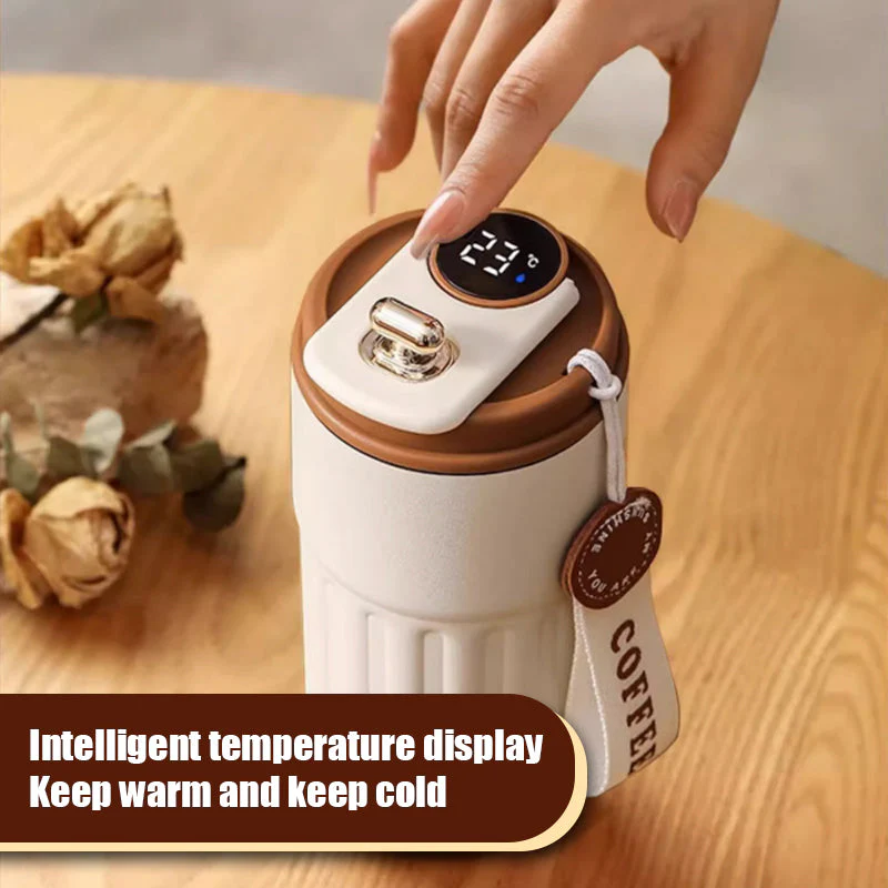 Draagbare Koffiethermos - Temperatuurdisplay Voor Perfecte Warmtebehoud - Image 3