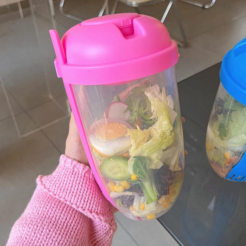 Draagbare licht gewicht salade beker - Image 13