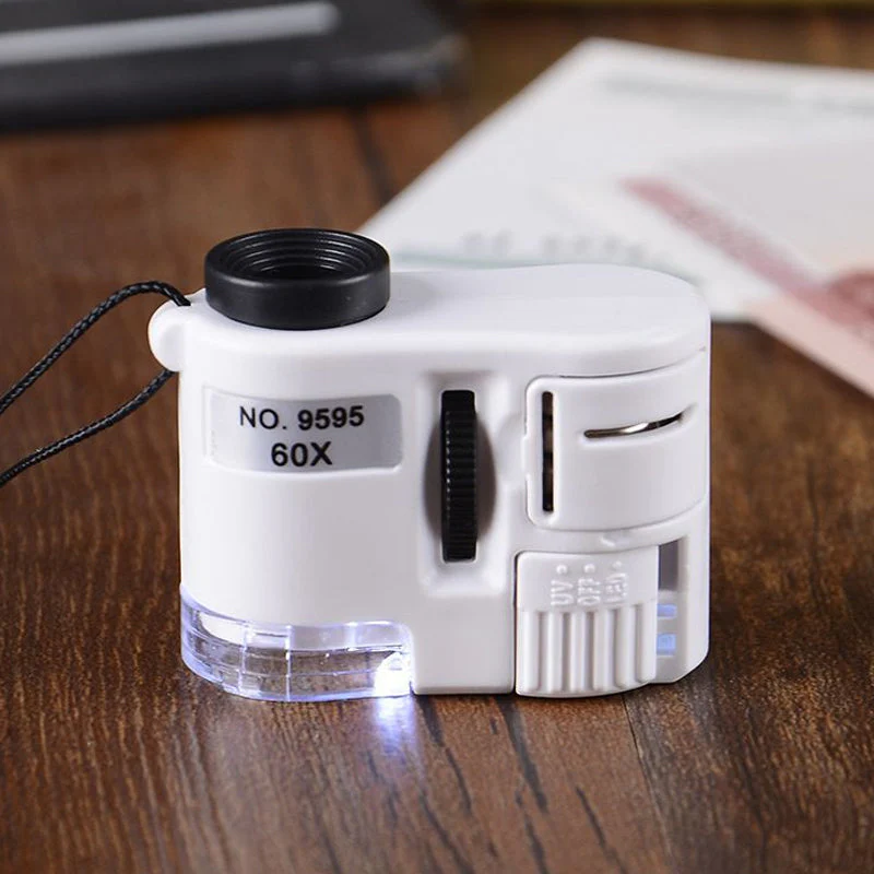 Draagbare microscoop met verlichting