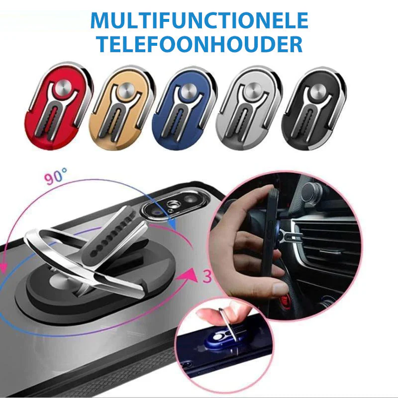 Draagbare multifunctionele ring voor mobiele telefoonhouder - Image 3