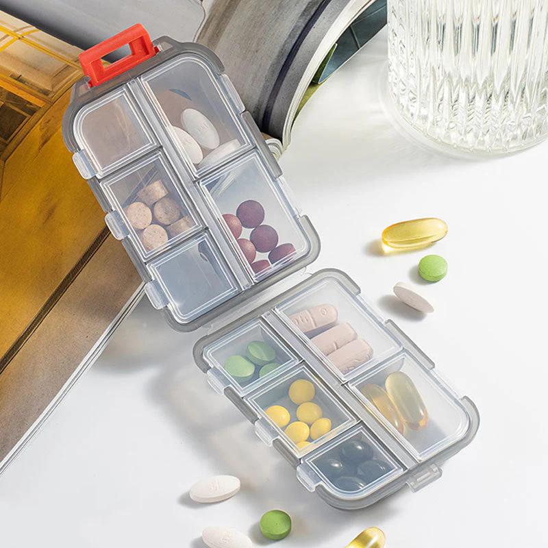 Draagbare pillenorganizer met labels - Image 9