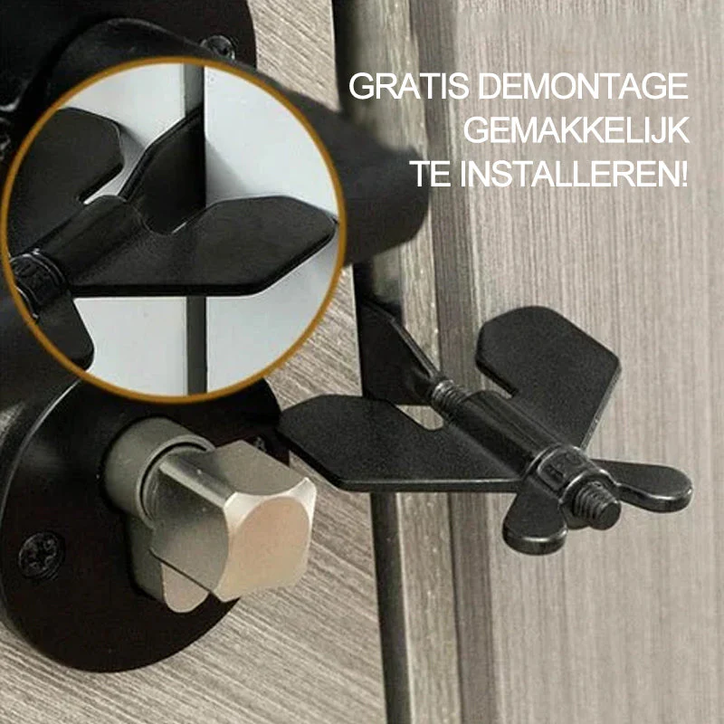 Draagbare Reis Veiligheids Deur Stopper - Image 15