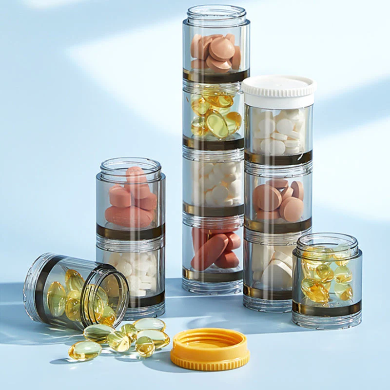 Draagbare wekelijkse pillendoos met hoge capaciteit - Image 8