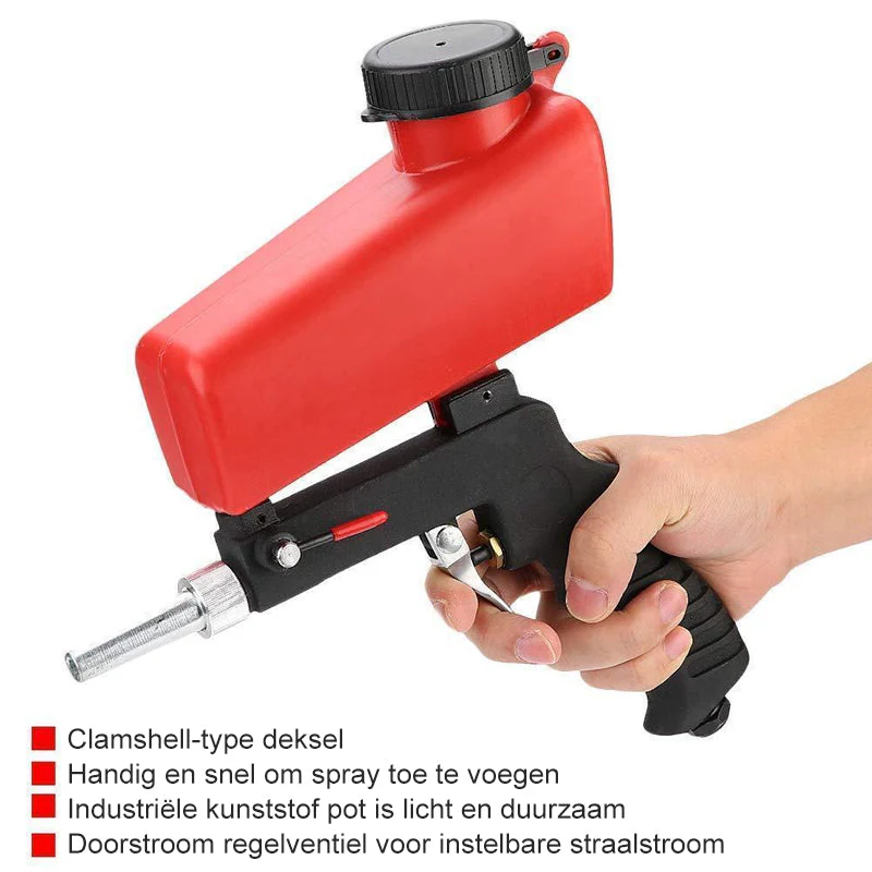 Draagbare zwaartekracht zandstraalmachine - Image 6
