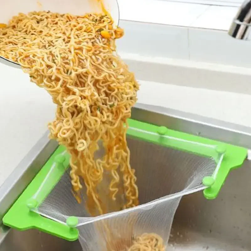 CleanSink™ – Driehoekig Afvalfilter voor Efficiënte Afvalscheiding | 1+1 GRATIS - Image 4
