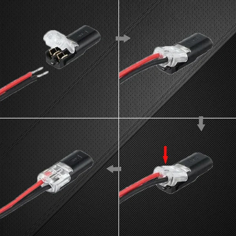 Dubbeldraads insteek connector met vergrendelingsgesp - Image 8