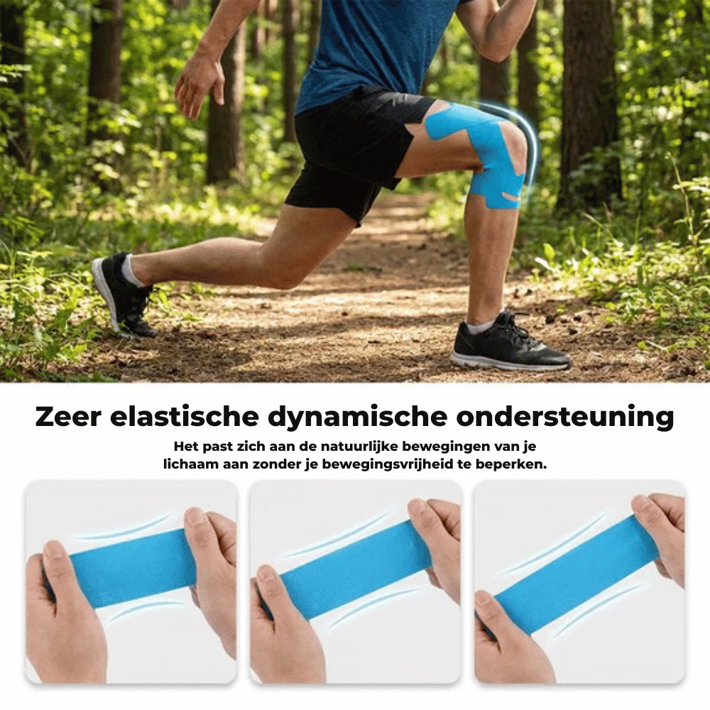 KneeFlex Set 4 stuks — Sport Knie Tape | 50% KORTING - Image 6
