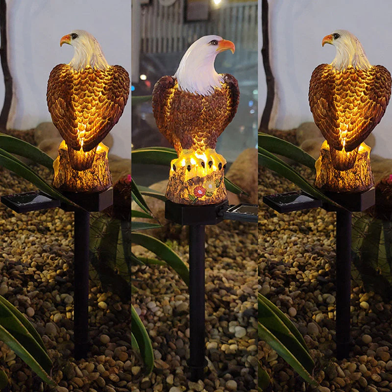 Eagle Figure Garden Solar Post - Image 7