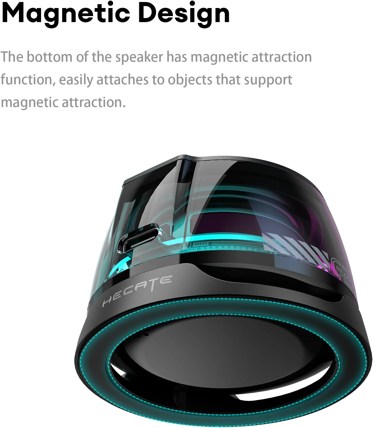 Edifier Hecate by G200 Ultra Compacte Magnetische Bluetooth Luidspreker - Bluetooth V5.3 - Image 6