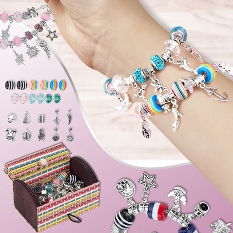 Eenvoudige DIY-set voor het maken van armbanden