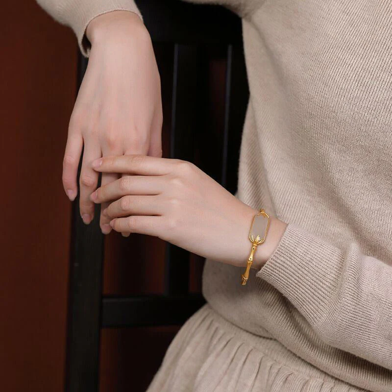 Elegante antieke bamboe armband - Image 2