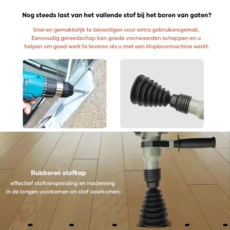 Elektrische hamerboor anti-stof deksel - Image 4