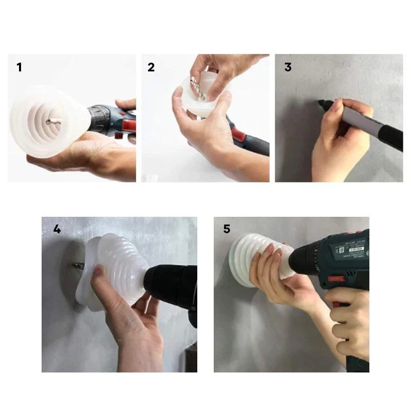 Elektrische hamerboor anti-stof deksel - Image 5