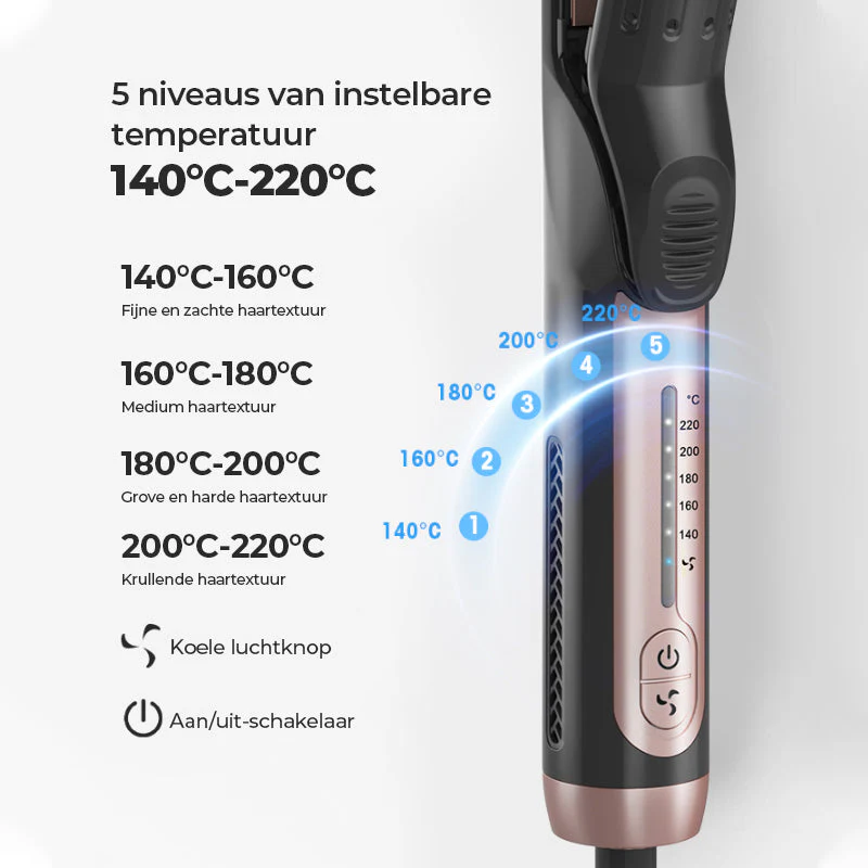 Elektrische krultang voor twee doeleinden met koude lucht - Image 7
