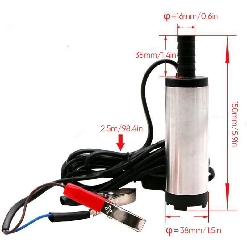 Elektrische micro-brandstofpomp van aluminiumlegering - Image 17