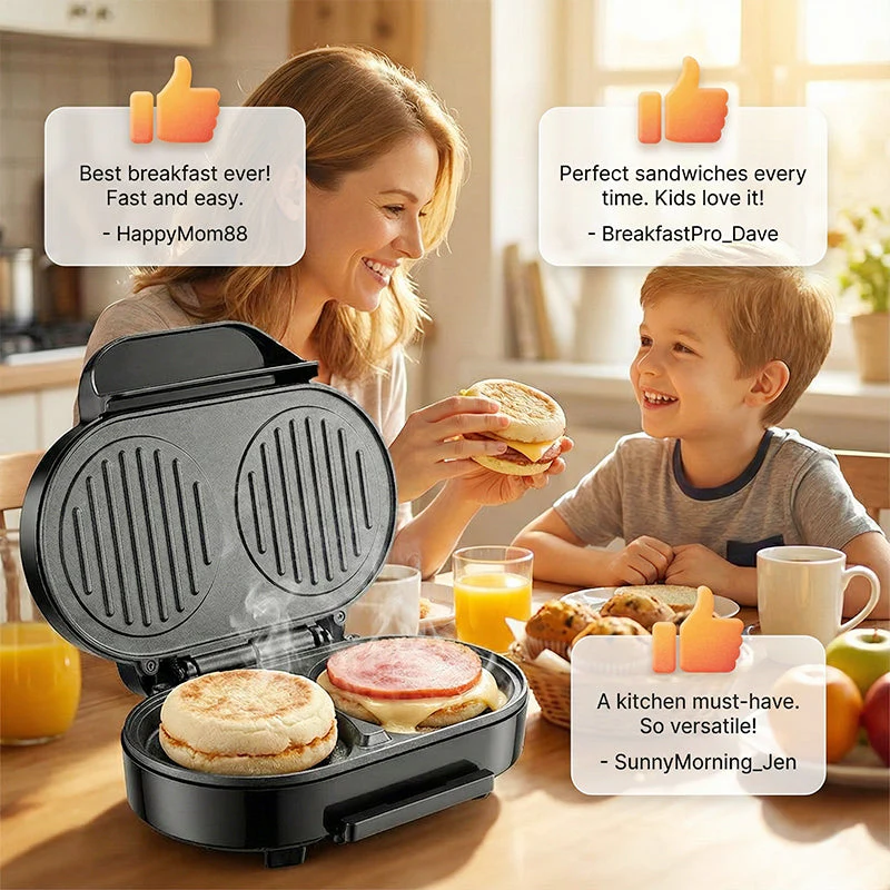 EmberGrill — Compacte ontbijtgrill | 50% KORTING - Image 7