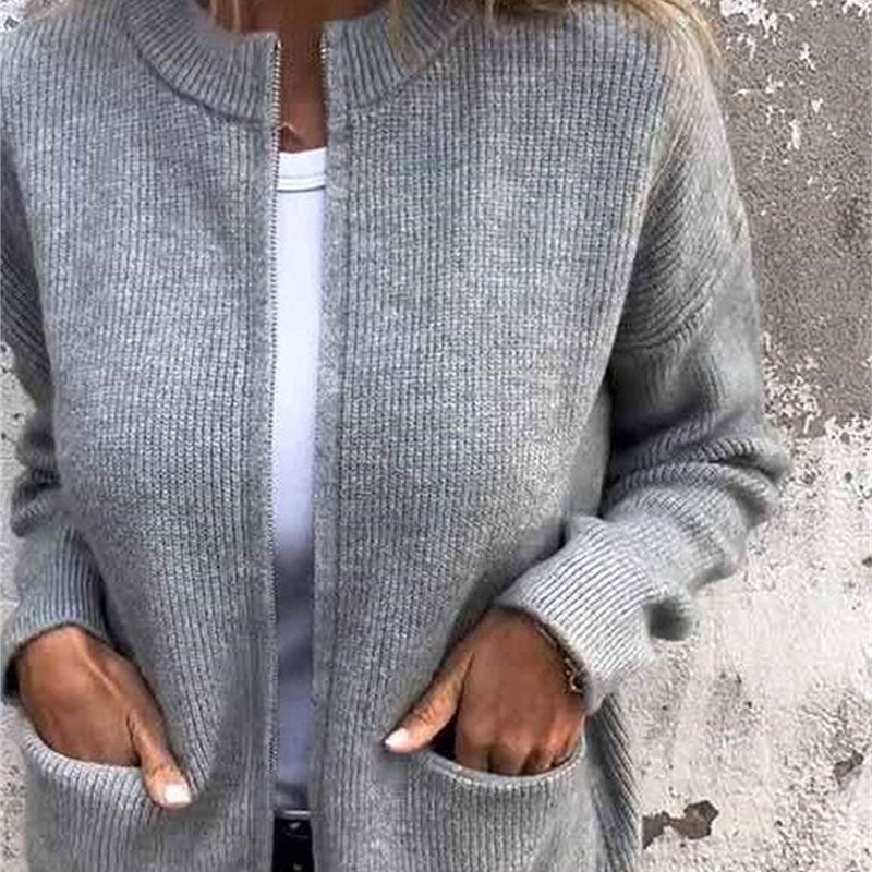 Evelyn – Comfortabele Zip-Strickjacke | 50% KORTING - Image 2
