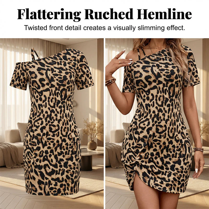 Everlyn — Leopard Mini Jurk | 50% KORTING - Image 10