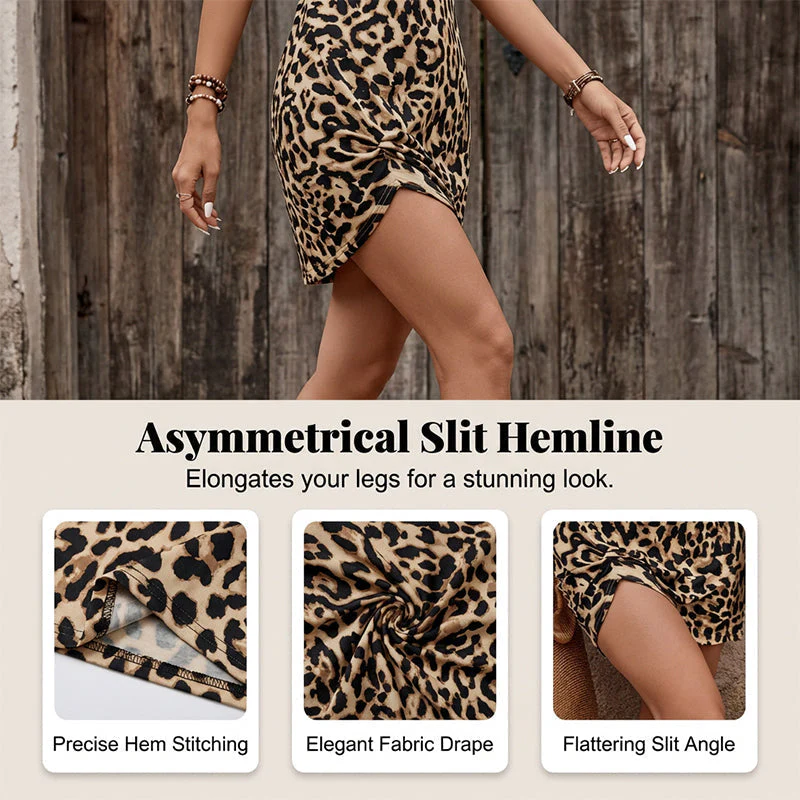 Everlyn — Leopard Mini Jurk | 50% KORTING - Image 11
