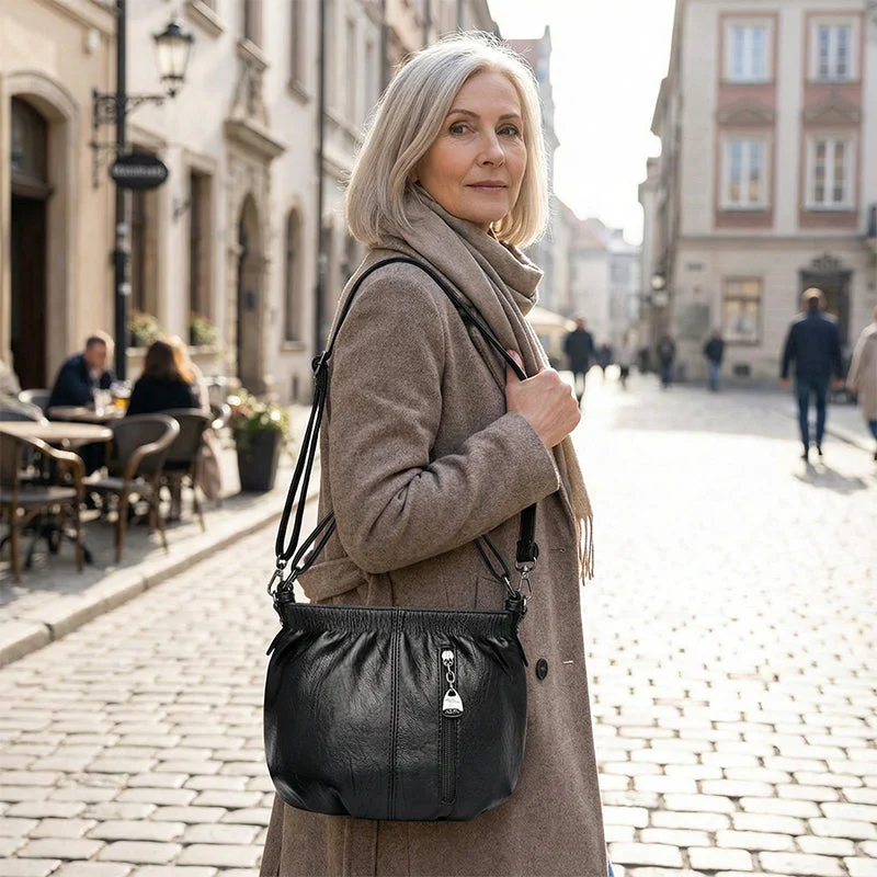 Everyday Freedom Leren Tas — Stijlvolle Comfort Makkelijk Gemaakt - Image 17