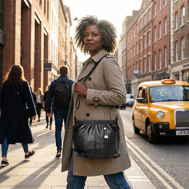 Everyday Freedom Leren Tas — Stijlvolle Comfort Makkelijk Gemaakt - Image 18