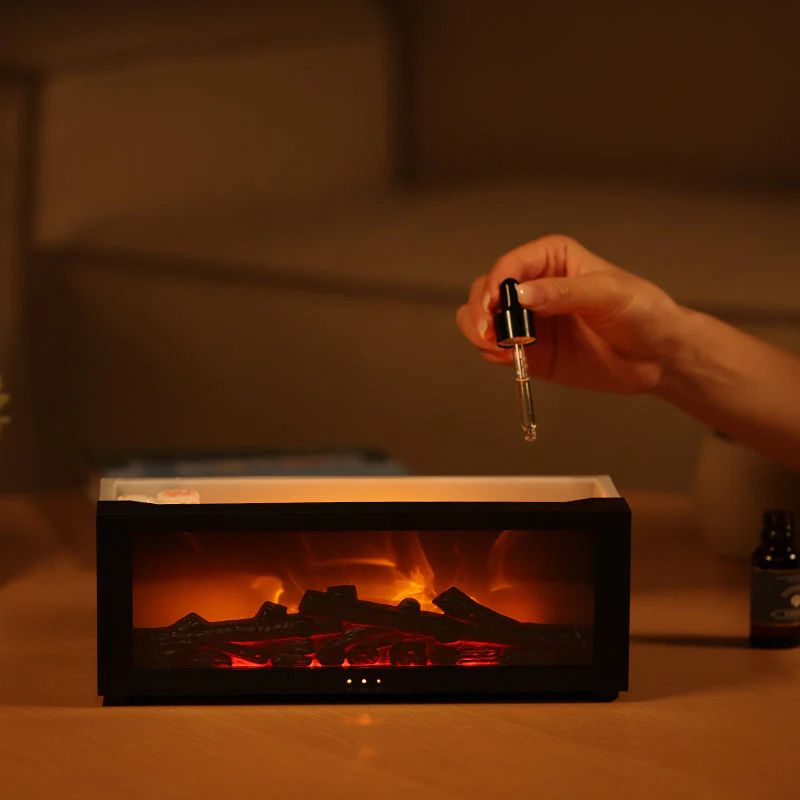 Flame Aromatherapy Diffuser | Stijlvolle luchtbevochtiger met 3D vlameffect - Image 5