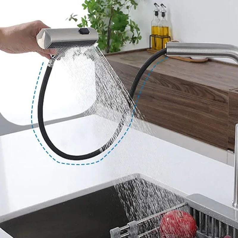 FlexiFlow™ – Uittrekbare Keukenkraansproeier voor Maximaal Bereik & Minimale Spetters | 50% KORTING - Image 9