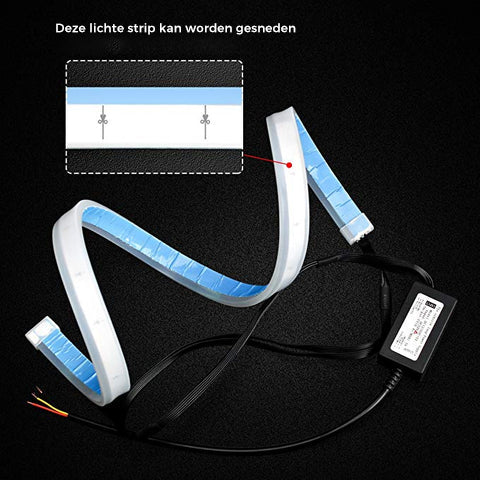 Flexibele DRL LED-nacht- en dagrijlichtstrip (geen demontage nodig) - Image 13