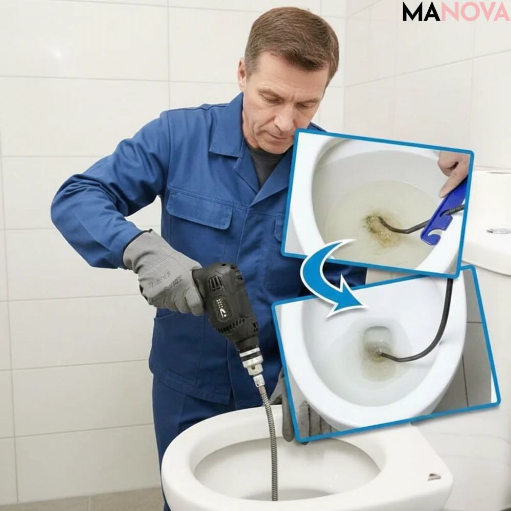 FlexiClear Pro – Afvoerontstoppingsveer boormachine | 50% KORTING - Image 2