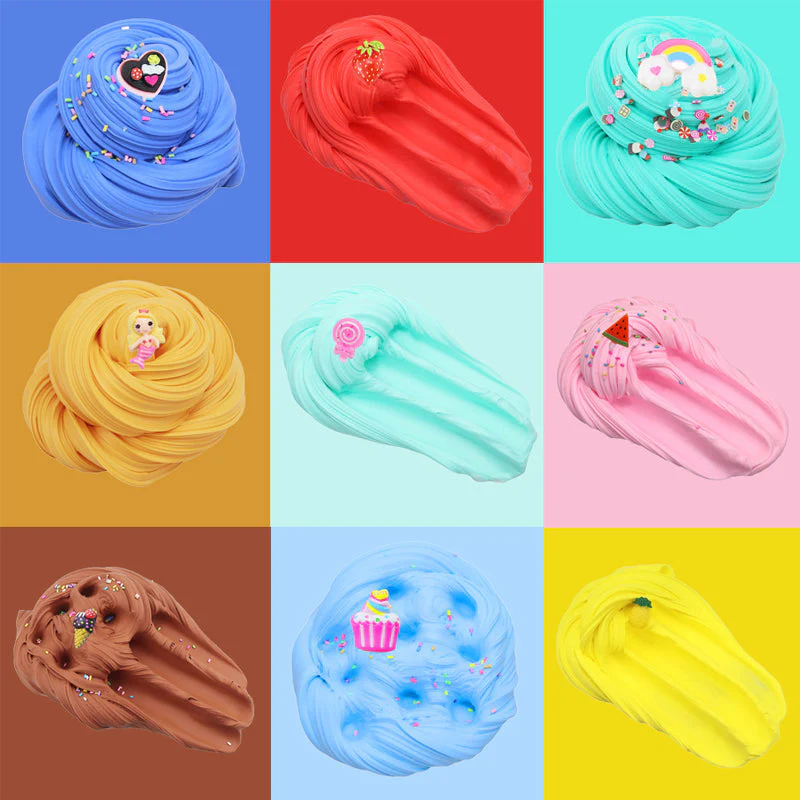 Fluffy Slime Putty for Kids(6 pcs/ 9 pcs) - Image 8