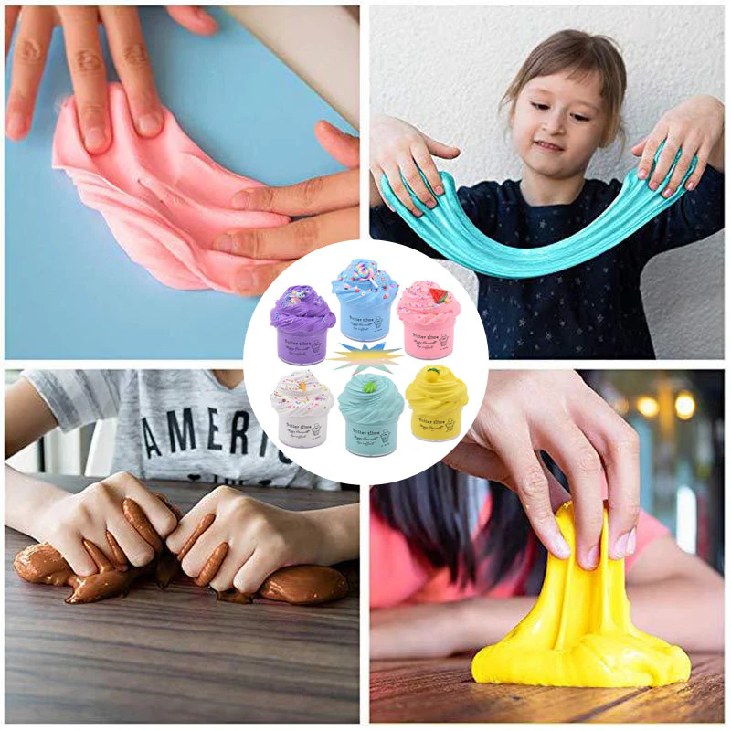 Fluffy Slime Putty for Kids(6 pcs/ 9 pcs) - Image 9