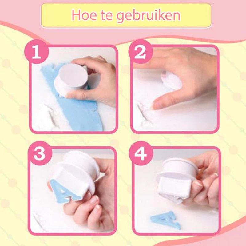 Fondant Taart Gereedschapsset afdrukken - Image 5
