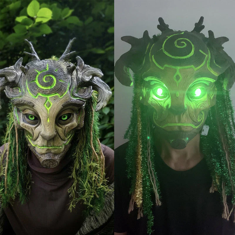 ForestMystic - Verstelbaar en Comfortabel Halloween Masker met Bos Spirit Design | 50% KORTING - Image 8