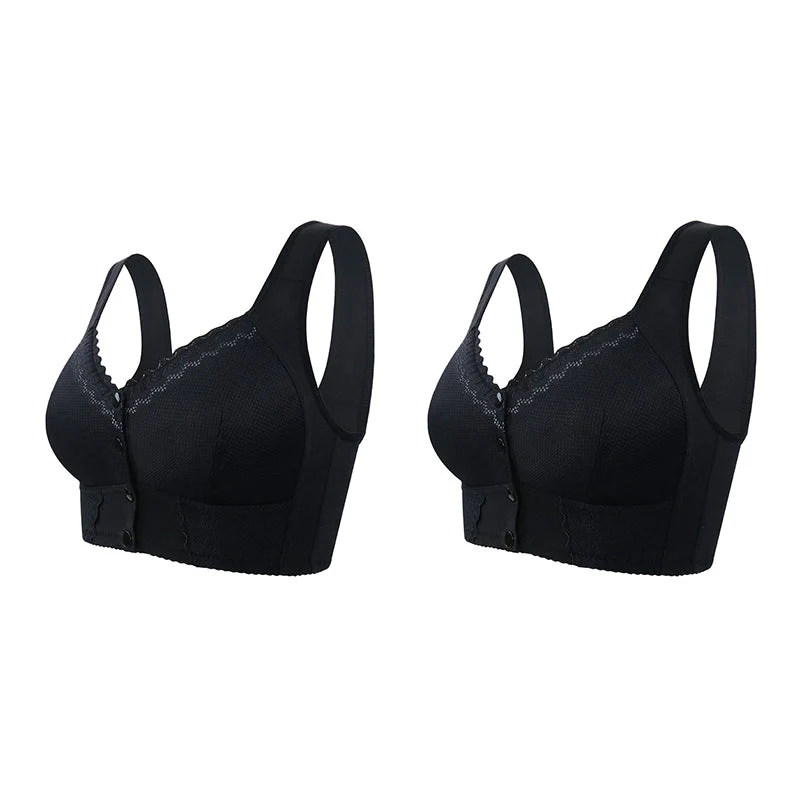Front Closure Breathable Bra - Image 14