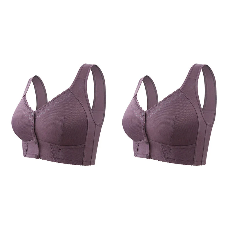 Front Closure Breathable Bra - Image 15