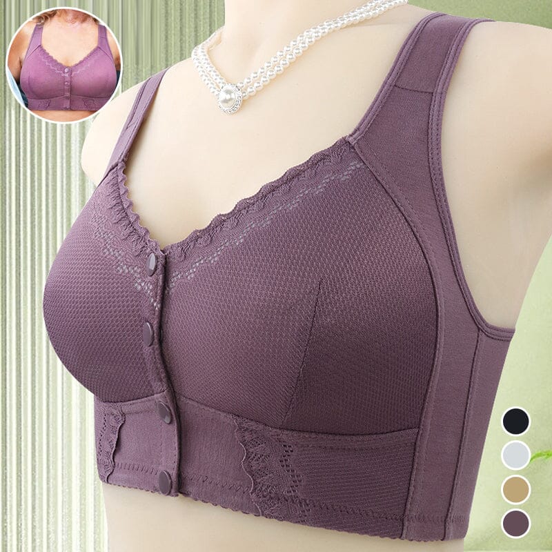Front Closure Breathable Bra - Image 2