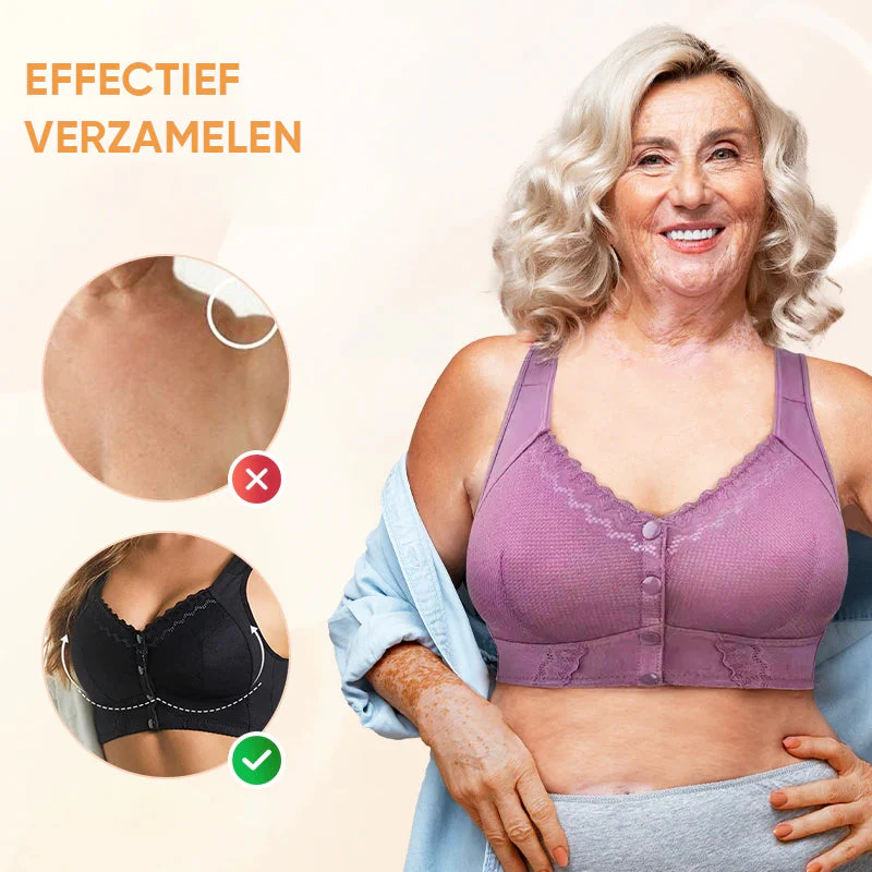 Front Closure Breathable Bra - Image 6
