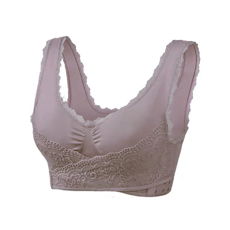 Front Cross Buckle Lace Lift Beha - Image 13