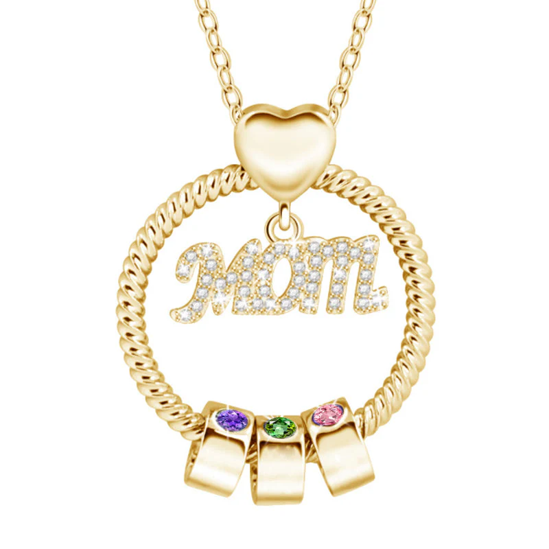 Geboortesteen ketting voor moeder - Image 4