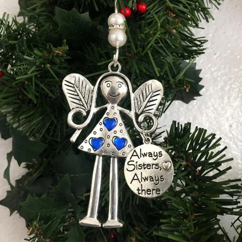 Gekke mooie vrienden voor altijd- Kerstcadeau met engelornament - Image 6
