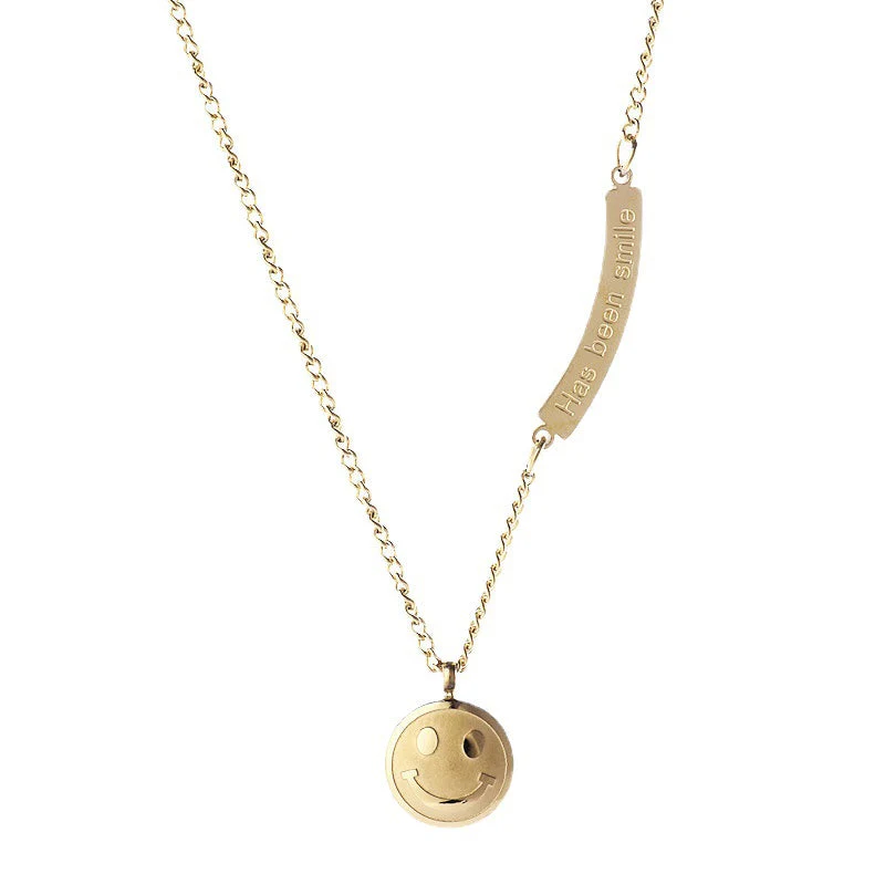 Geometrische smiley ketting - Image 10
